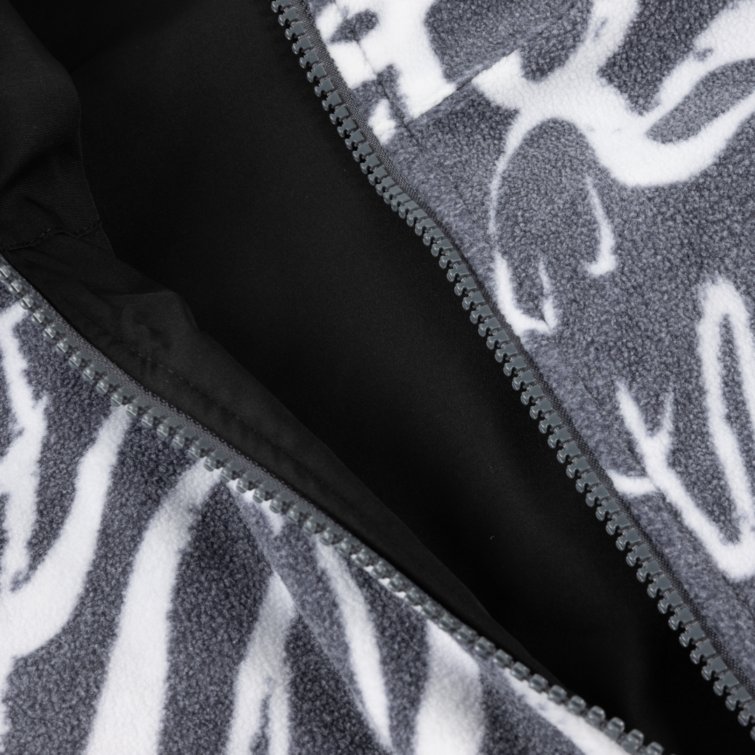Reversible Chilling Fleece Gray/Black