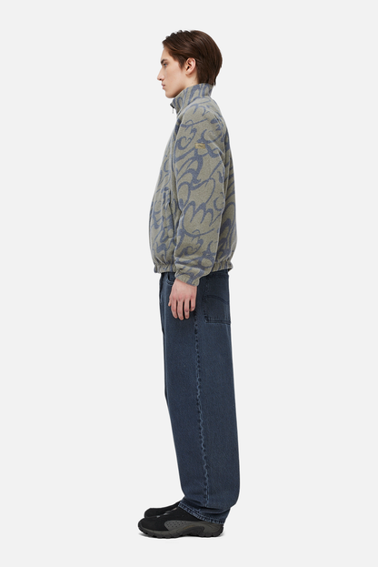 Reversible Chilling Fleece Smoke//Brown