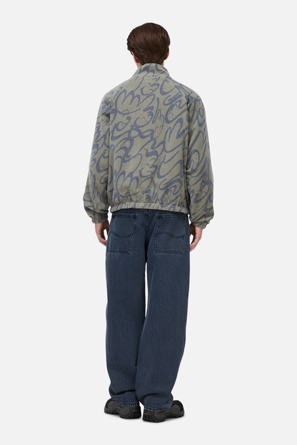Reversible Chilling Fleece Smoke//Brown