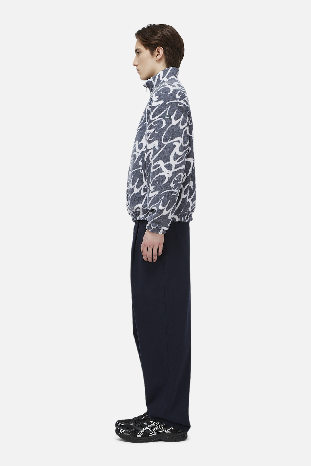 Reversible Chilling Fleece Gray/Black