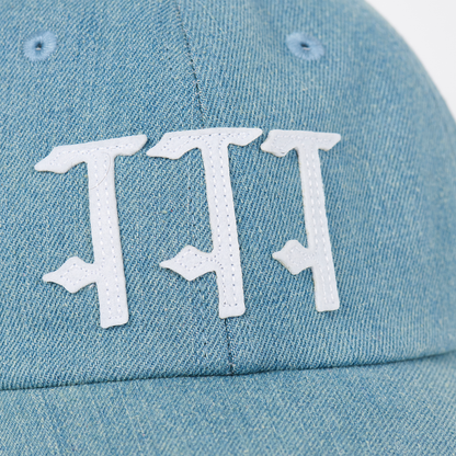 TTT15H004 TTT Stonewash Denim 6- Panel Stonewash
