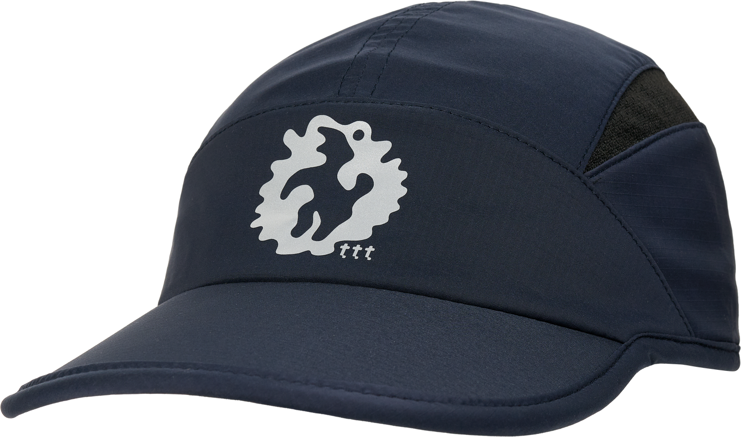 TTT15H009 TTT Clogged Bear Running Cap Metallic Navy / balck