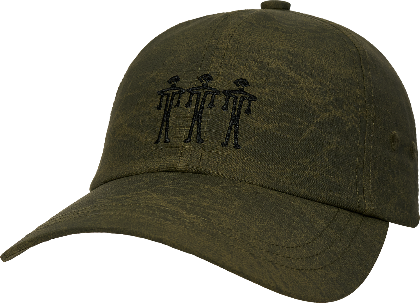TTT15H006 TTT Dogu Washed Nylon Ripstop 6-Panel Army