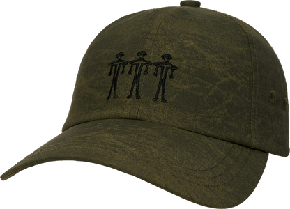TTT15H006 TTT Dogu Washed Nylon Ripstop 6-Panel Army