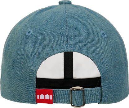 TTT15H004 TTT Stonewash Denim 6- Panel Stonewash
