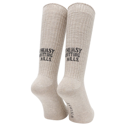 Waffle Socks Greige