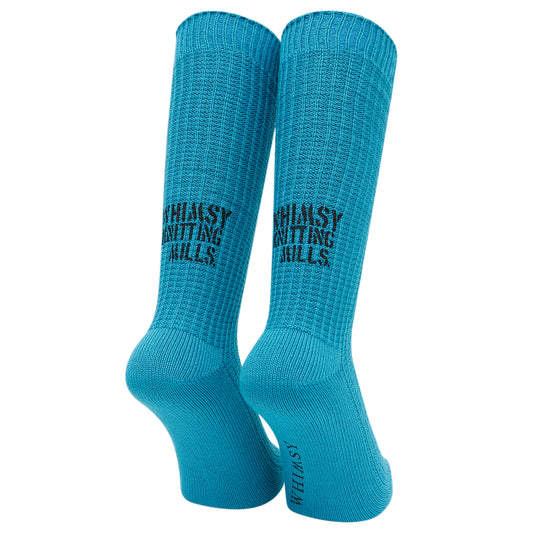 Waffle Socks Teal