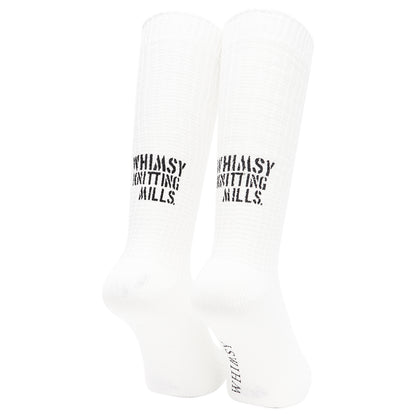 Waffle Socks White