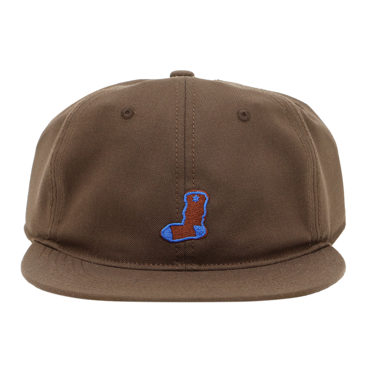 WOOL SOCKS CLUB CAP BROWN