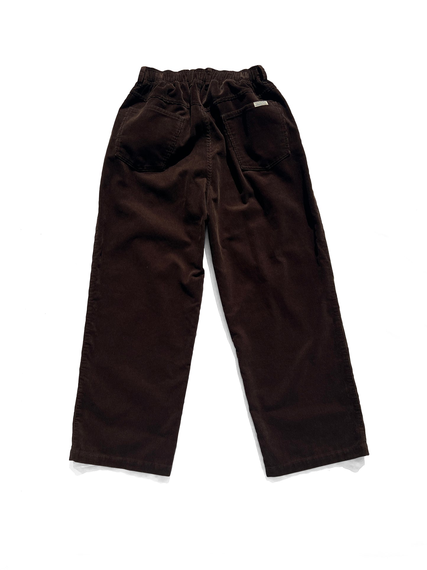 Straight Cords Slacks Brown