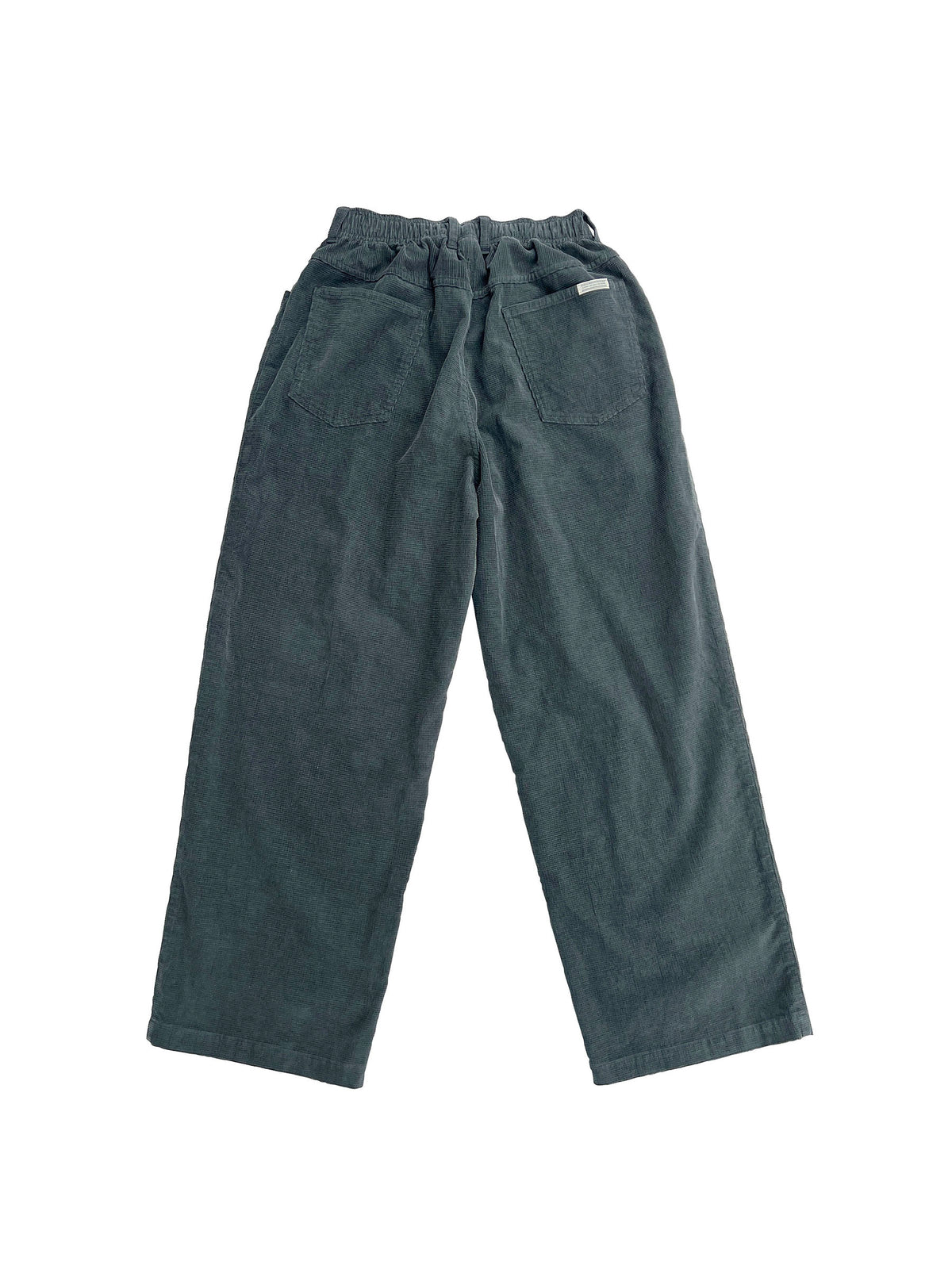 Grid Cord Slacks SMOG GREEN