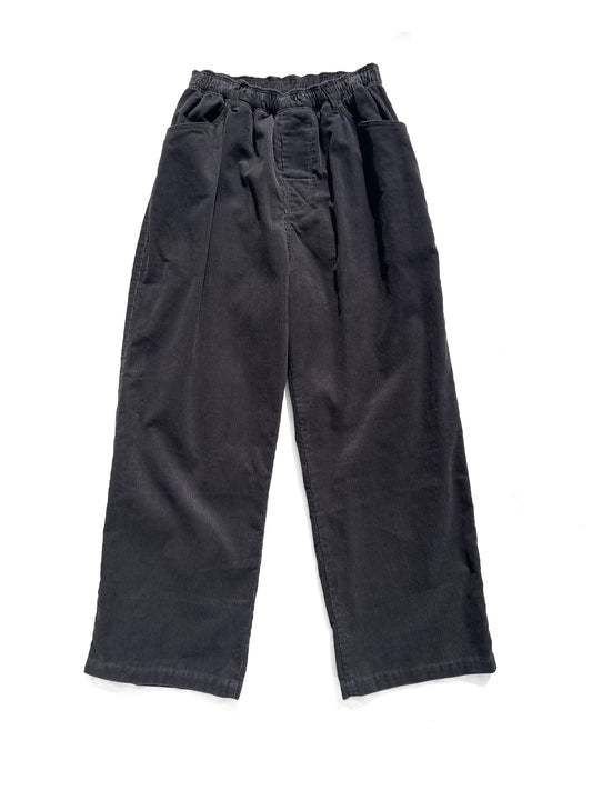 Straight Cords Slacks Charcoal