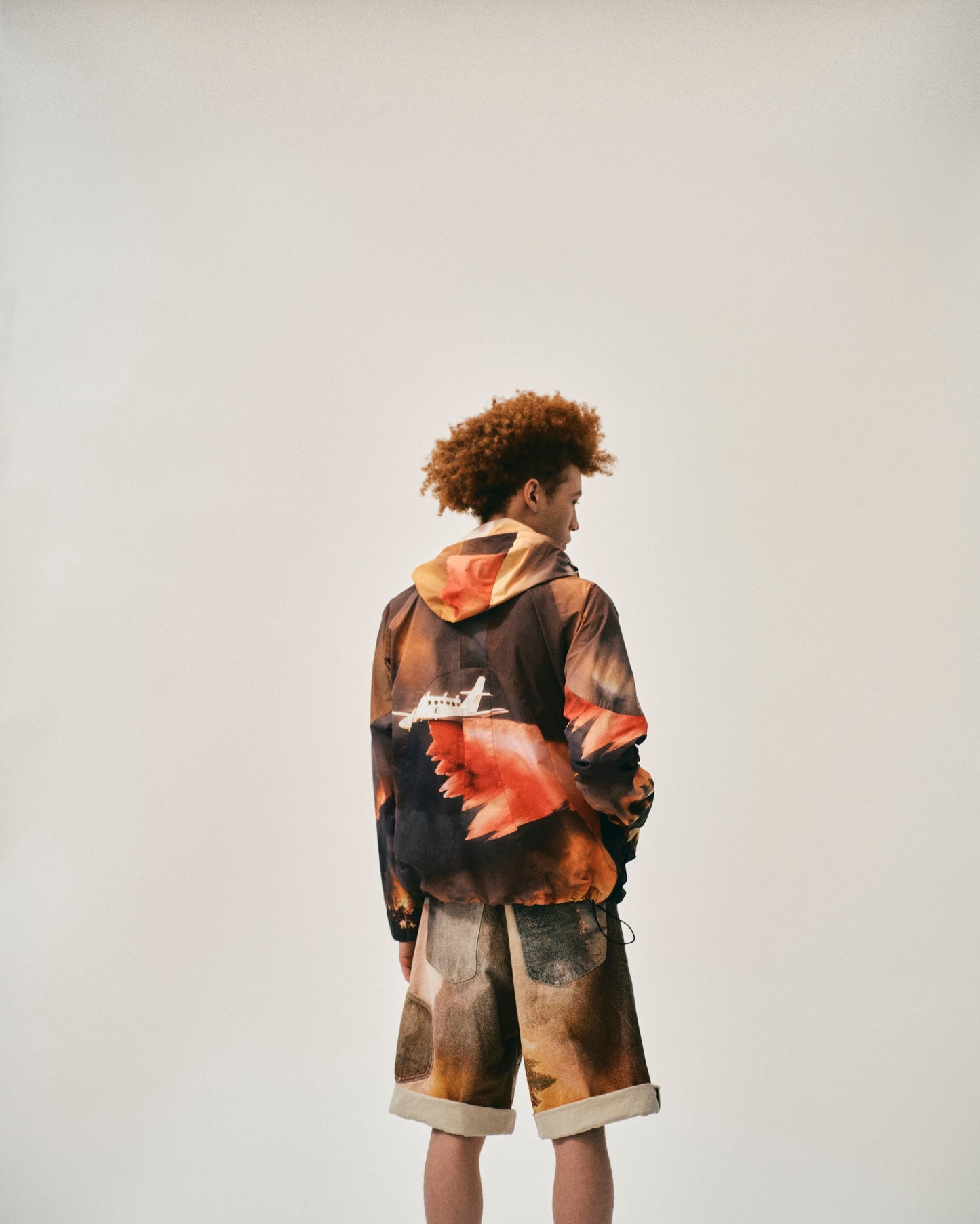 004121409-P	NEWCOMMUNE Baggy  Denim Shorts Rigid