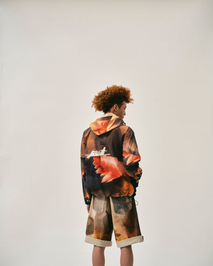 004121409-P	NEWCOMMUNE Baggy  Denim Shorts Rigid