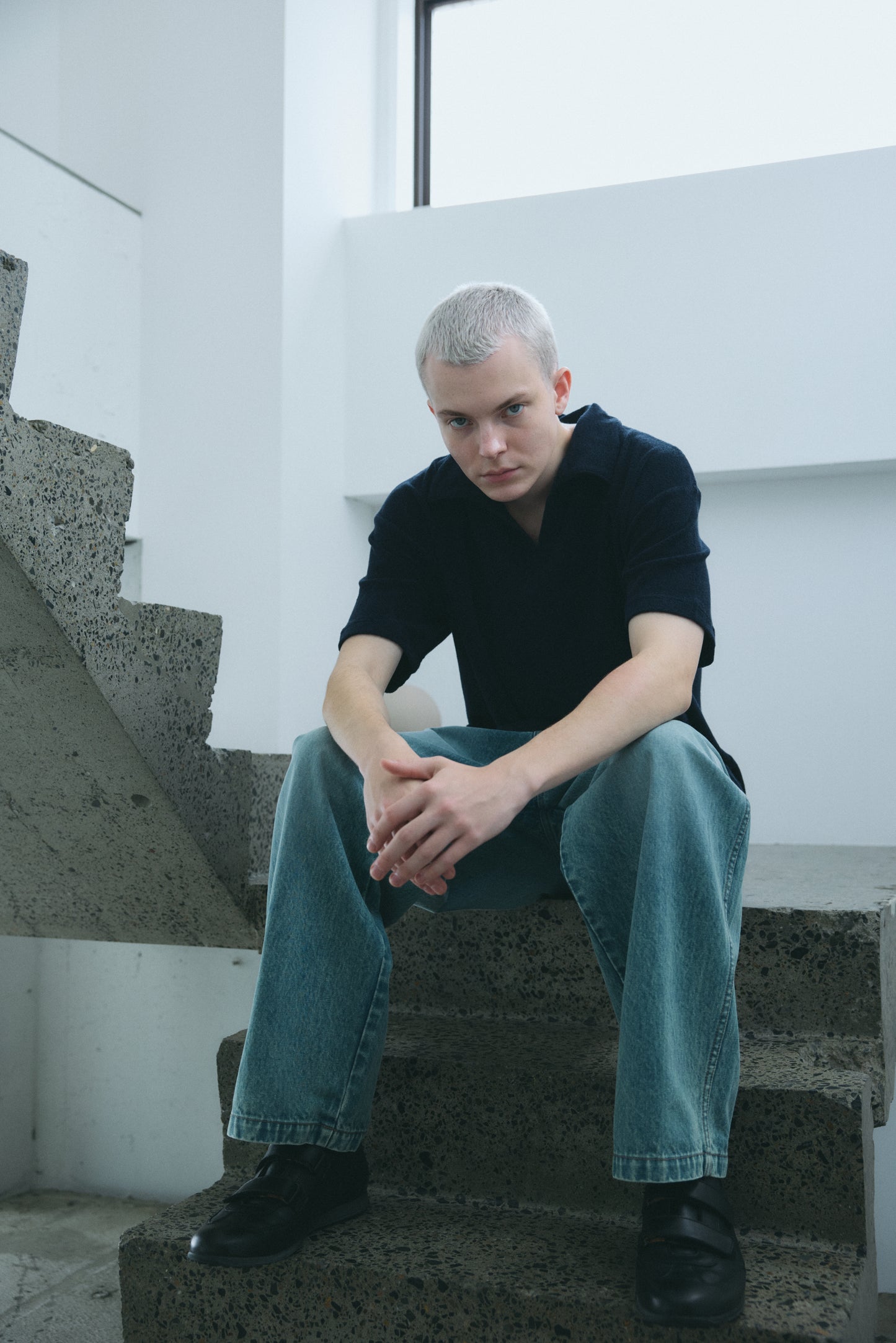 Fade Straight Denim SAND BLUE