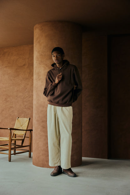 Poly Waﬄe Parka BROWN