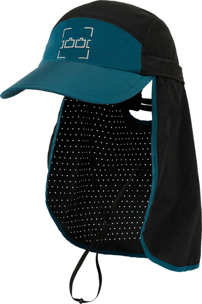帽子 The Trilogy Tapes Neck cape trail cap TTT NECK CAPE TRAIL CAP BLUE / BLACK – RAMBLE