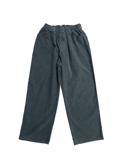 Grid Cord Slacks SMOG GREEN