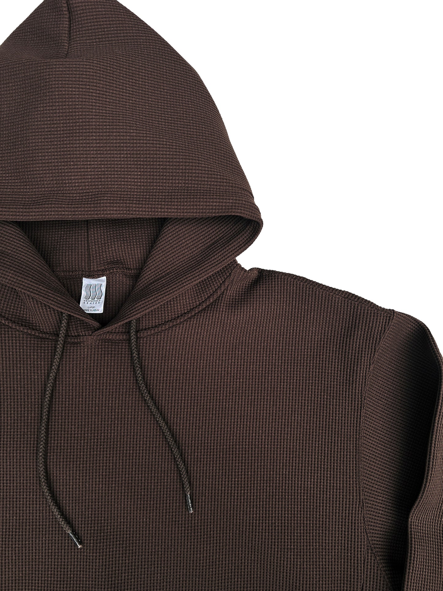 Poly Waﬄe Parka BROWN