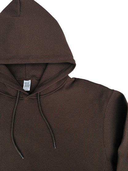 Poly Waﬄe Parka BROWN