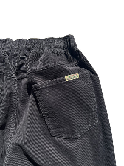 Straight Cords Slacks Charcoal