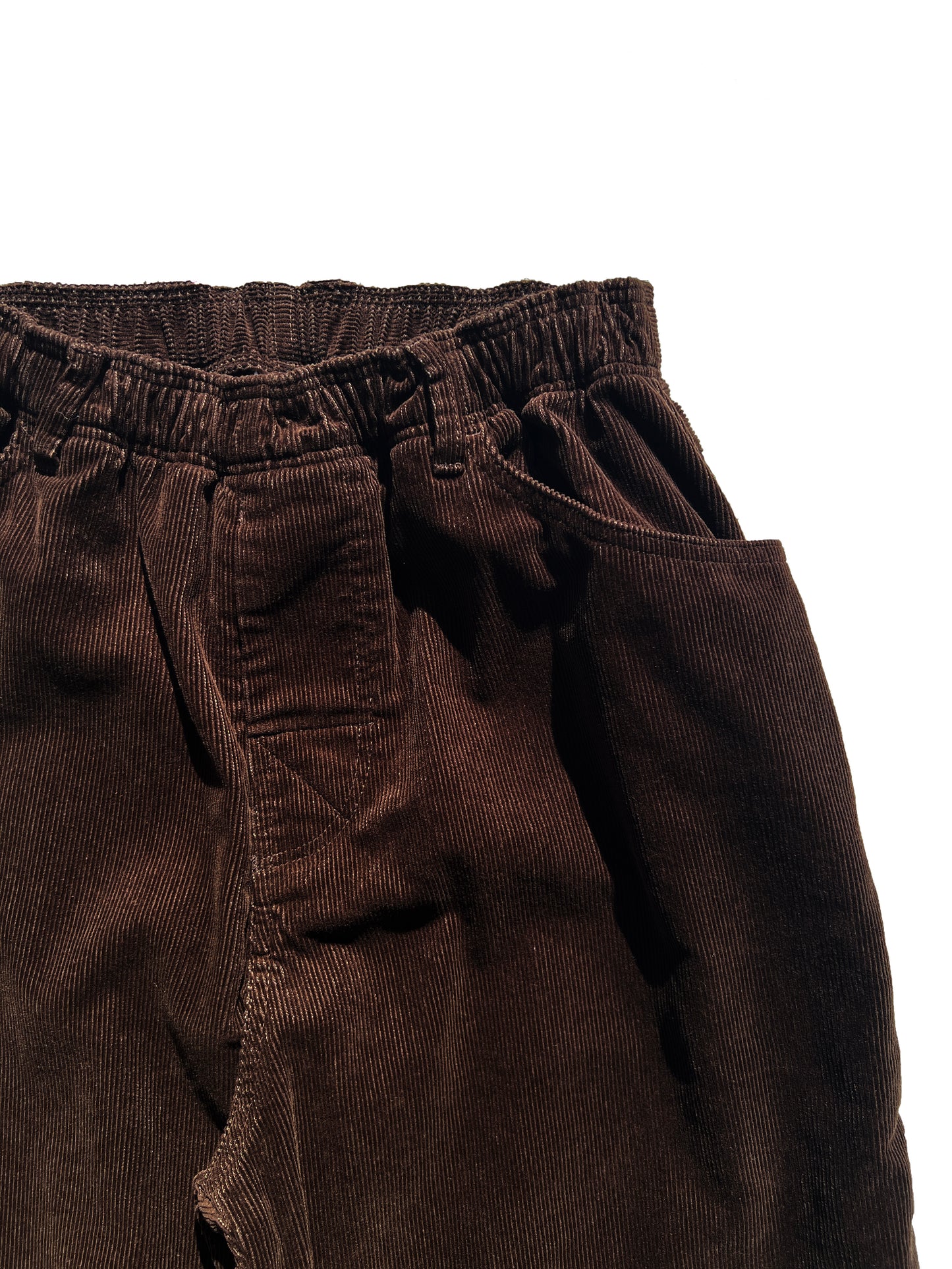 Straight Cords Slacks Brown