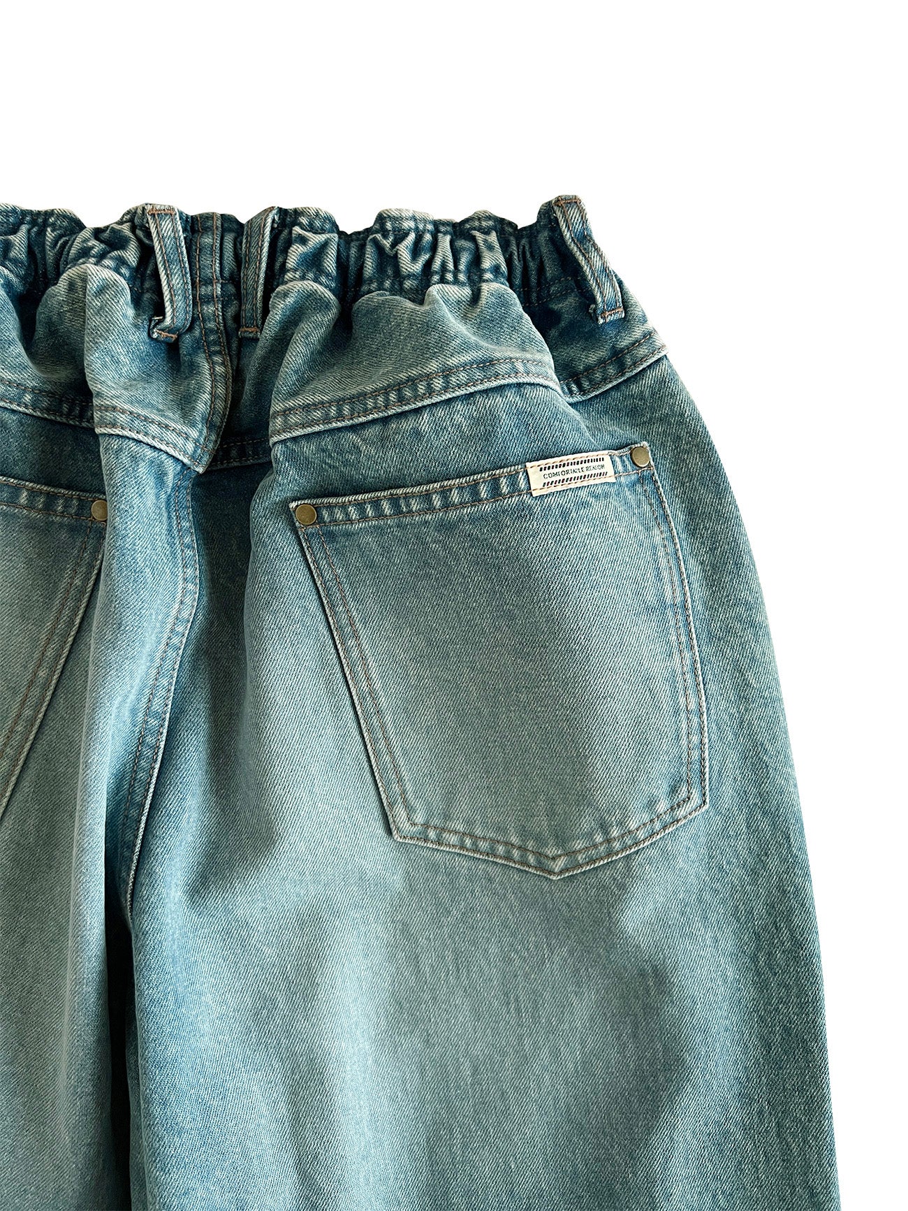 Fade Straight Denim SAND BLUE