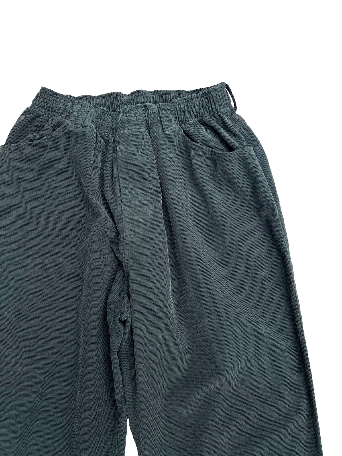 Grid Cord Slacks SMOG GREEN