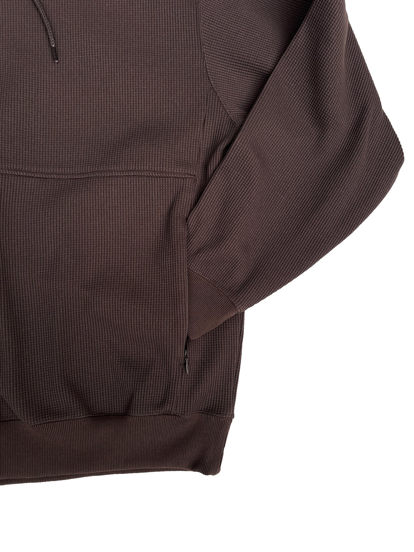 Poly Waﬄe Parka BROWN