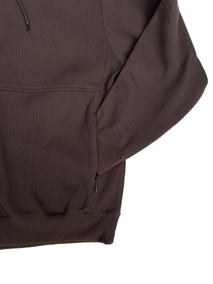 Poly Waﬄe Parka BROWN