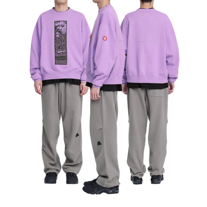 CES27CS01 JUSTIFIABLE CREW NECK PURPLE