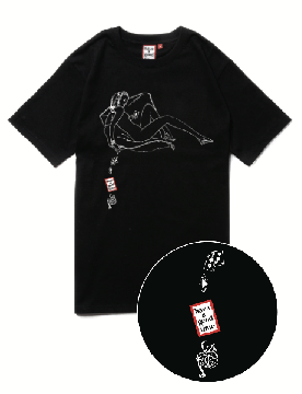 GAME OF LIFE MINI FRAME S/S TEE BLACK