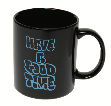 RAKUGAKI LOGO MUG BLACK