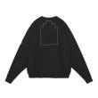 CES27CS07 WASHED FK Hyperferma CREW NECK BLACK