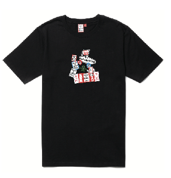 VALUE SET S/S TEE BLACK