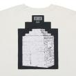 CES25T23 WASHED FK Sheets CREW NECK WHITE