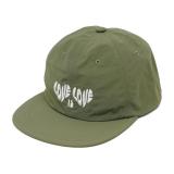SOFT BRIM 6 PANEL CAP (LOVE) OLIVE (WHITE EMB)