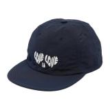 SOFT BRIM 6 PANEL CAP (LOVE) NAVY (WHITE EMB)