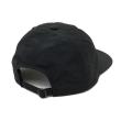 SOFT BRIM 6 PANEL CAP (LOVE) BLACK (WHITE EMB)