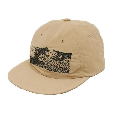 SOFT BRIM 6 PANEL CAP (KEEP IN TOUCH ) KHAKI