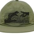 SOFT BRIM 6 PANEL CAP (KEEP IN TOUCH) OLIVE