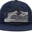 SOFT BRIM 6 PANEL CAP (KEEP IN TOUCH) NAVY