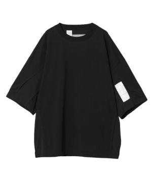 【9241-CS53-033】CREW NECK HALF SLEEVE T-SHIRT BLACK