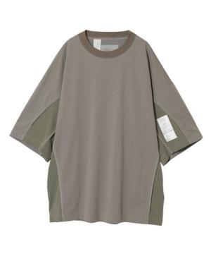 【9241-CS53-033】CREW NECK HALF SLEEVE T-SHIRT BEIGE