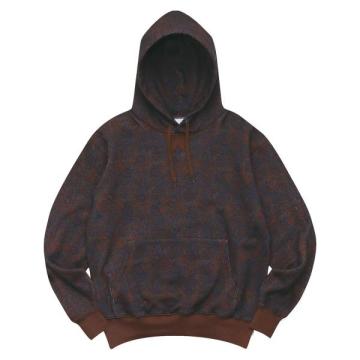 Paisley Hoodie BURGUNDY