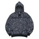 Clay Letter Hoodie NAVY