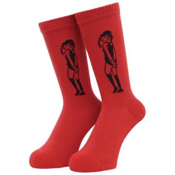 Abiru-Cahn Socks Red