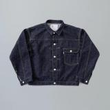 #001 T-BACK DENIM JACKET INDIGO