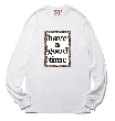 LEOPARD FRAME L/S TEE WHITE