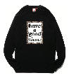 LEOPARD FRAME L/S TEE BLACK